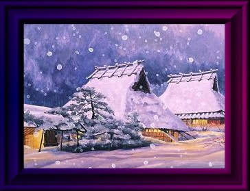 美山町の冬　クリックすると解説のページへ飛びます。