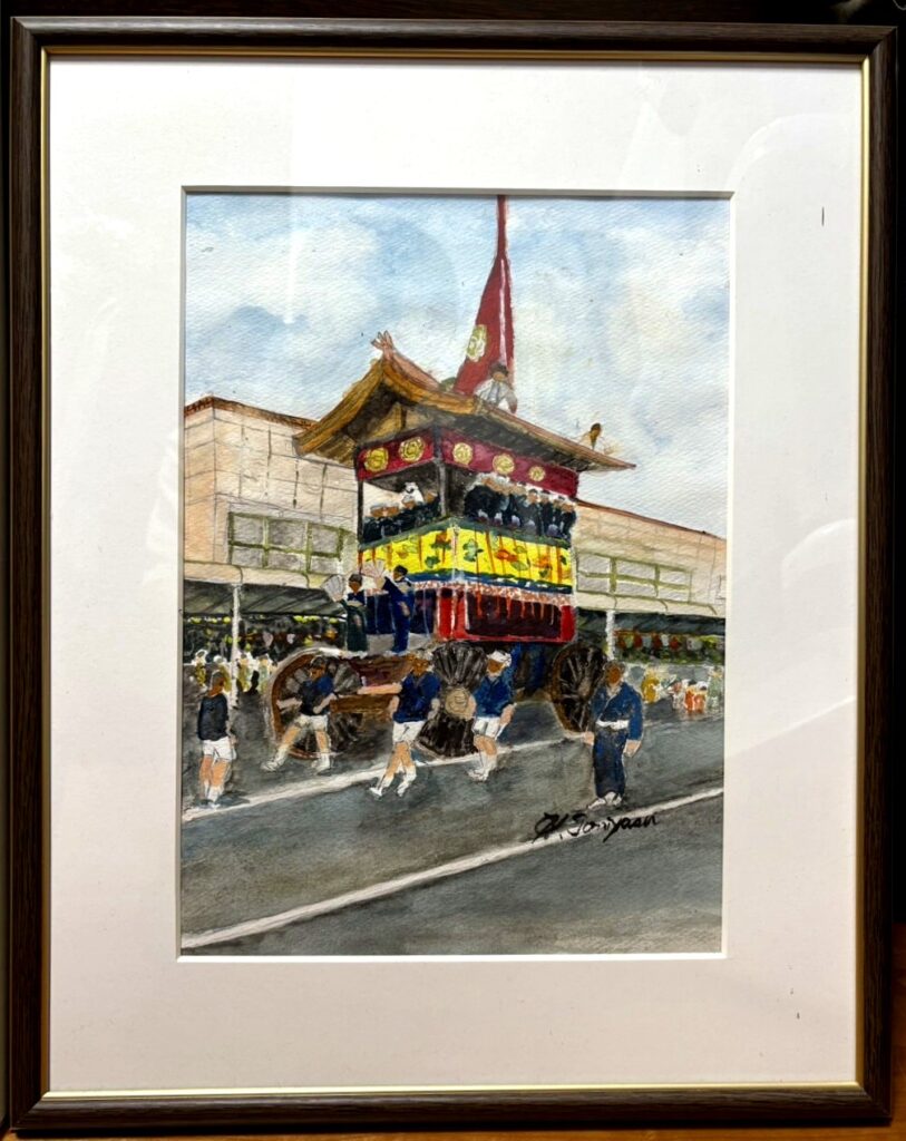 祇園祭 F4 水彩　冨安 英孝