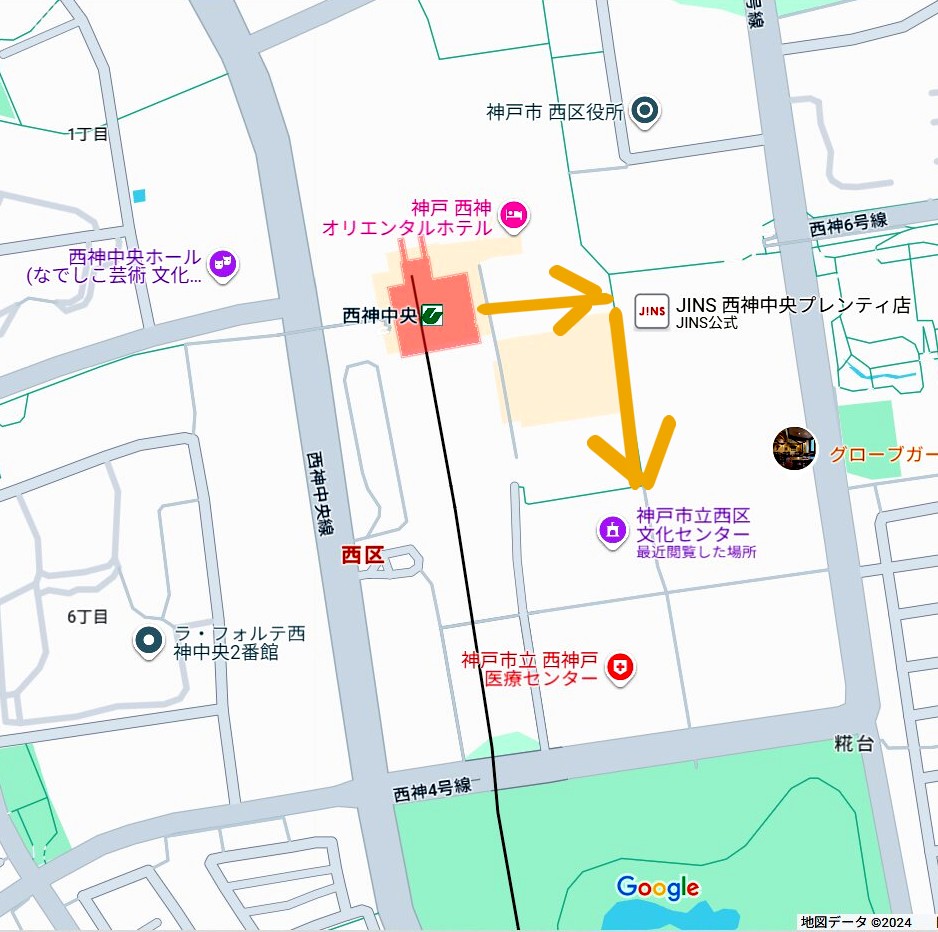 神戸市立西区文化センター地図